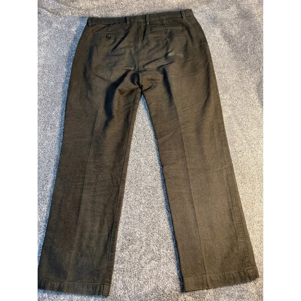 Banana Republic Kentfield Pant Mens 34x30 Dark Brown Cotton Straight Leg Chino